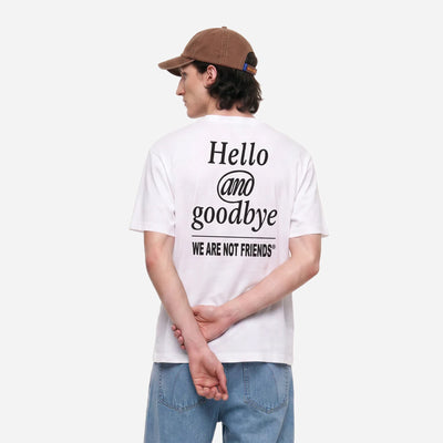 We Are Not Friends Hello & Goodbye T-shirt WANF-C02605