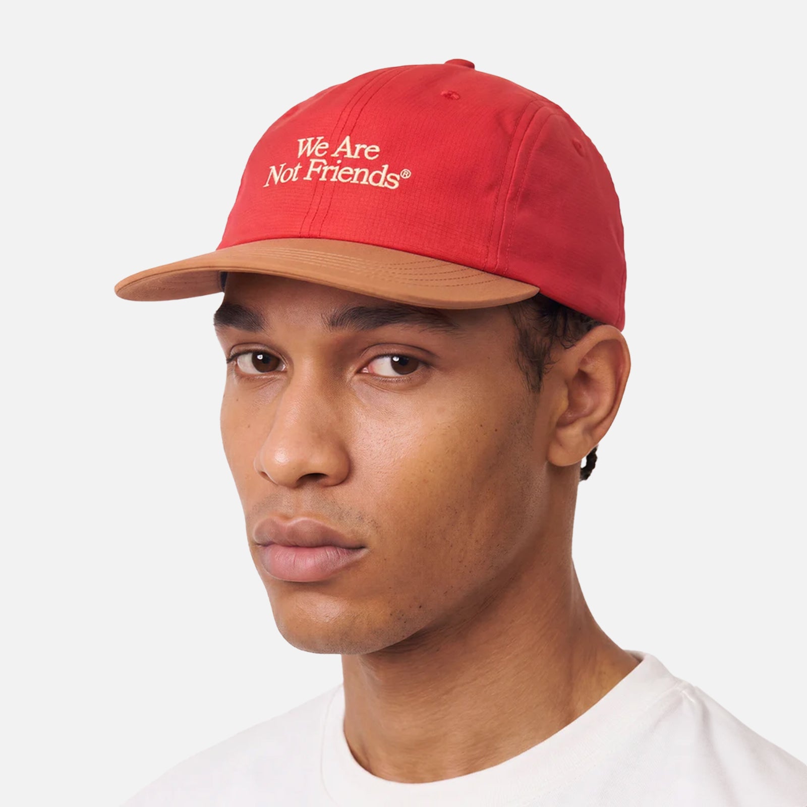 We Are Not Friends Typo Hat Red WANF-C02615
