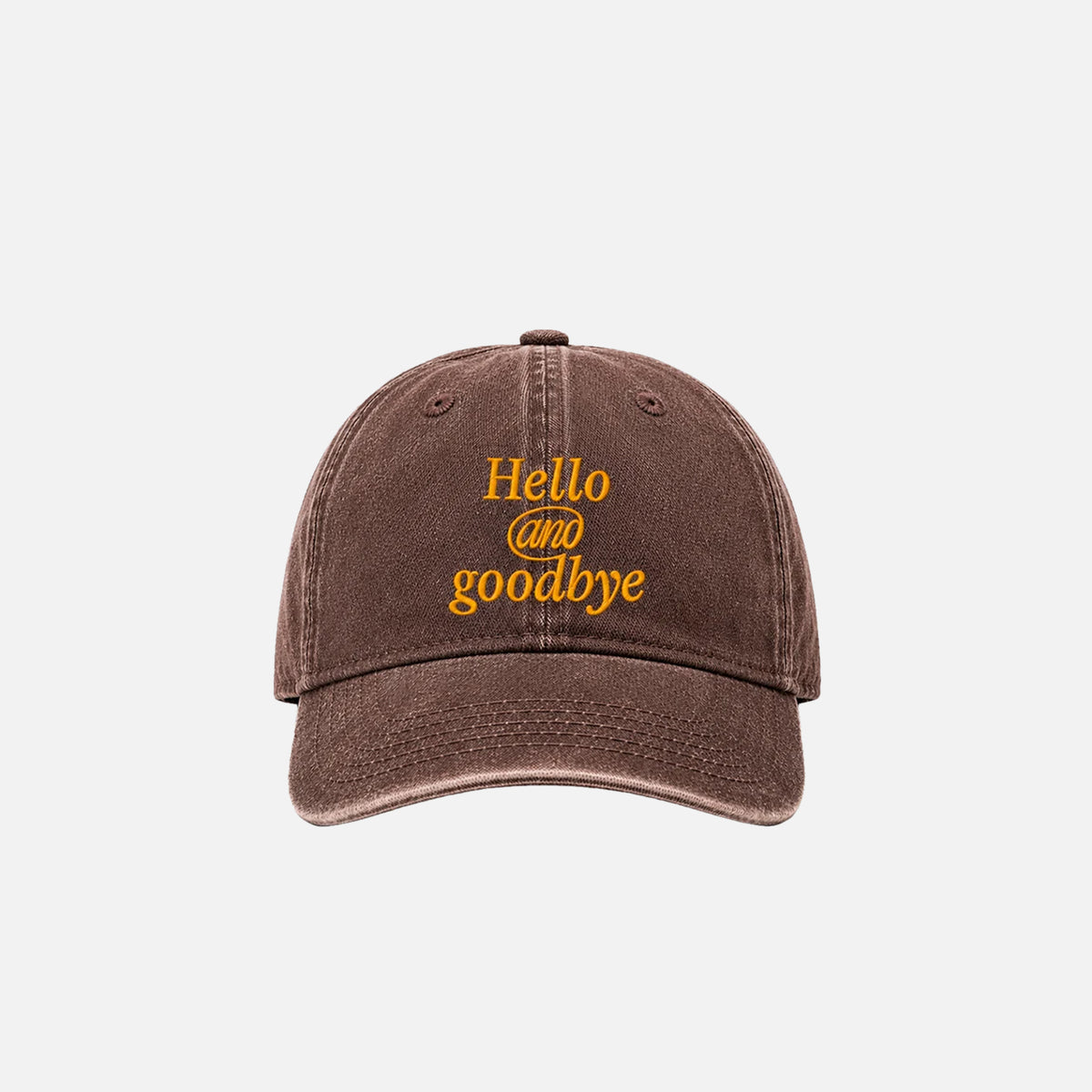 We Are Not Friends Hello & Goodbye Brown Hat WANF-C02624