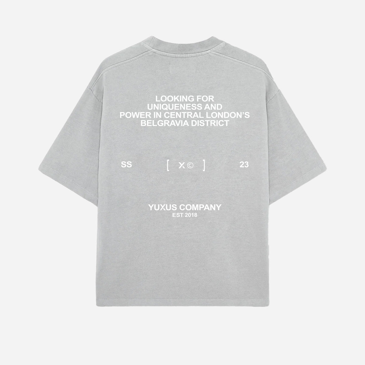 Yuxus Ash Belgrave T-Shirt YXABTSFW26-GRY